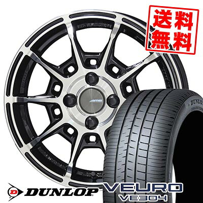 195/60R16 89H DUNLOP ダンロップ VEURO VE304 GALERNA REFINO ガレルナ レフィーノ サマータイヤホイール4本セット 【取付対象】｜タイヤプライス館