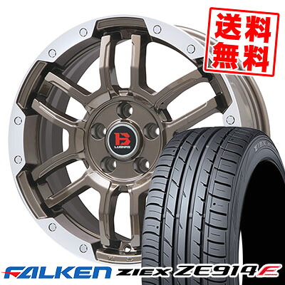 215/45R17 91W FALKEN ファルケン ZIEX ZE914F ジークス ZE914F B-LUGNAS FRD Bラグナス FRD サマータイヤホイール4本セット【取付対象】｜タイヤプライス館 88,605円