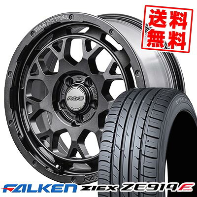 235/50R18 101W XL ファルケン ZIEX ZE914F TEAM DAYTONA M9+ SPEC M サマータイヤホイール4本セット 【取付対象】｜タイヤプライス館