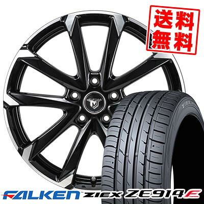 215/50R17 91W FALKEN ファルケン ZIEX ZE914F JP STYLE MJ-V ジェイピースタイル MJ-V サマータイヤホイール4本セット 【取付対象】