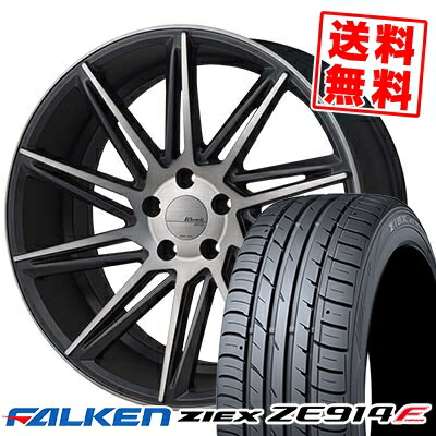 235/50R18 101W XL ファルケン ZIEX ZE914F MONZA Warwic REVOX サマータイヤホイール4本セット 【取付対象】