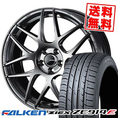 215/45R17 91W FALKEN ファルケン ZIEX ZE914F WedsSport SA-27R ウェッズスポーツ SA-27R サマータイヤホイール4本セット 【取付対象】