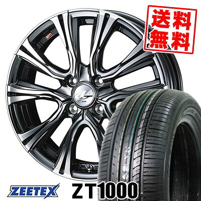 165/50R16 75V ジーテックス ZT1000 WEDS LEONIS VR サマータイヤホイール4本セット 【取付対象】