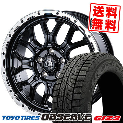 205/60R16 92Q トーヨータイヤ OBSERVE GIZ2 MUD BAHN XR-800M スタッドレスタイヤホイール4本セット 【取付対象】｜タイヤプライス館