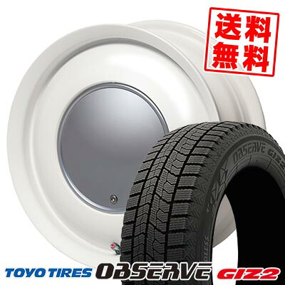 155/65R14 75Q トーヨータイヤ OBSERVE GIZ2 Lovely Sweet Label anam スタッドレスタイヤホイール4本セット 【取付対象】|タイヤプライス館