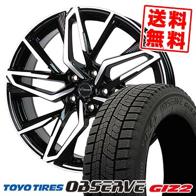 185/65R15 92Q XL トーヨータイヤ OBSERVE GIZ2 Chronus CH-112 スタッドレスタイヤホイール4本セット 【取付対象】