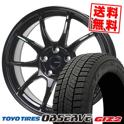 215/60R16 95Q TOYO TIRES トーヨータイヤ OBSERVE GIZ2 オブザーブ ギズ2 G-SPEED G-06 Gスピード G-06 スタッドレスタイヤホイール4本セット｜タイヤプライス館