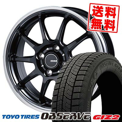 165/65R15 81Q トーヨータイヤ OBSERVE GIZ2 INFINITY F10 スタッドレスタイヤホイール4本セット 【取付対象】|タイヤプライス館
