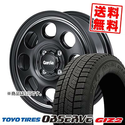 205/60R16 92Q トーヨータイヤ OBSERVE GIZ2 Garcia Palm8 スタッドレスタイヤホイール4本セット 【取付対象】