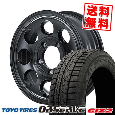 205/60R16 92Q トーヨータイヤ OBSERVE GIZ2 Garcia Palm8 スタッドレスタイヤホイール4本セット 【取付対象】｜タイヤプライス館