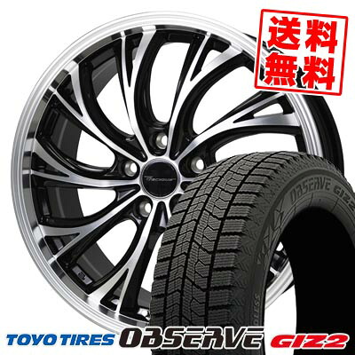 215/60R16 95Q トーヨータイヤ OBSERVE GIZ2 Precious HS-2 スタッドレスタイヤホイール4本セット 【取付対象】｜タイヤプライス館