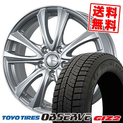215/60R16 95Q トーヨータイヤ OBSERVE GIZ2 BW-Sport WT5 スタッドレスタイヤホイール4本セット 【取付対象】
