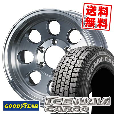 195/80R15 107/105N グッドイヤー ICE NAVI CARGO JIMLINE TYPE2 スタッドレスタイヤホイール4本セット 【取付対象】|タイヤプライス館