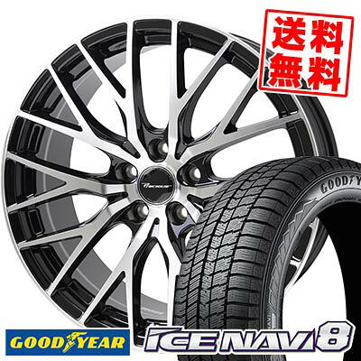 235/55R19 101Q グッドイヤー ICE NAVI8 Precious HM-1 V- スタッドレスタイヤホイール4本セット 【取付対象】｜タイヤプライス館