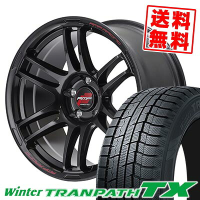 225/65R17 102Q トーヨータイヤ Winter TRANPATH TX RMP RACING R26 スタッドレスタイヤホイール4本セット 【取付対象】