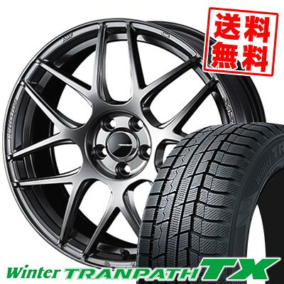 225/60R18 100Q トーヨータイヤ Winter TRANPATH TX WedsSport SA-27R スタッドレスタイヤホイール4本セット 【取付対象】｜タイヤプライス館 107,350円