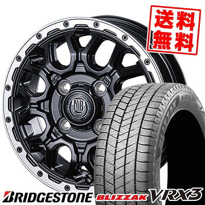 195/55R16 91Q XL ブリヂストン BLIZZAK VRX3 MUD BAHN XR-800M スタッドレスタイヤホイール4本セット 【取付対象】｜タイヤプライス館