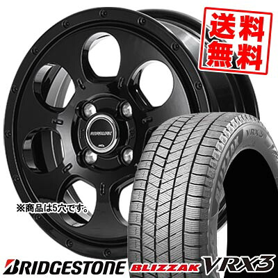 215/65R16 98Q ブリヂストン BLIZZAK VRX3 MUD AGENT スタッドレスタイヤホイール4本セット 【取付対象】