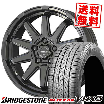 205/65R16 95Q BRIDGESTONE ブリヂストン BLIZZAK VRX3 ブリザック VRX3 CIRCLAR C10S サーキュラー C10S スタッドレスタイヤホイール4本セット｜タイヤプライス館