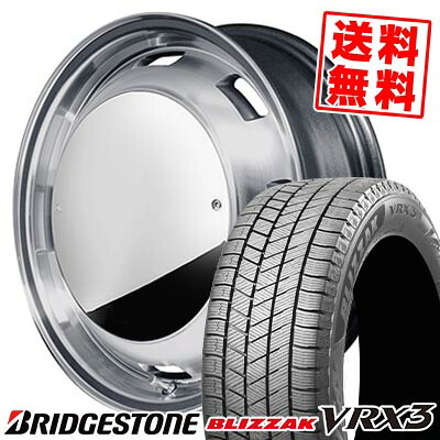 155/65R14 75Q ブリヂストン BLIZZAK VRX3 Garcia CISCO MOON スタッドレスタイヤホイール4本セット 【取付対象】