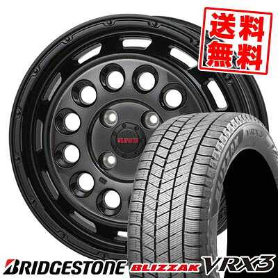 155/65R14 75Q ブリヂストン BLIZZAK VRX3 WILD PORTER Funk DDC スタッドレスタイヤホイール4本セット 【取付対象】|タイヤプライス館