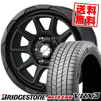 205/65R16 95Q BRIDGESTONE ブリヂストン BLIZZAK VRX3 ブリザック VRX3 WEDS MUD VANCE06 ウェッズ マッドヴァンス06 スタッドレスタイヤホイール4本セット
