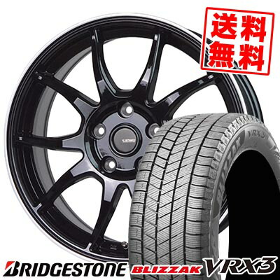 215/65R16 98Q BRIDGESTONE ブリヂストン BLIZZAK VRX3 ブリザック VRX3 G-SPEED P-06 Gスピード P-06 スタッドレスタイヤホイール4本セット