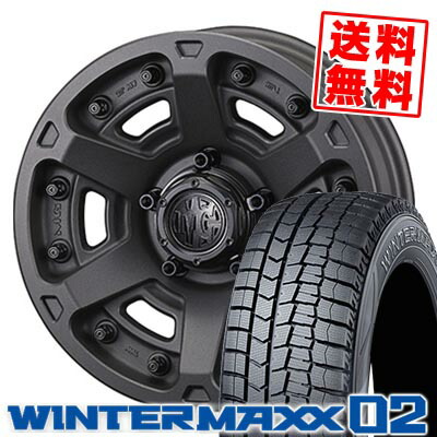 225/55R17 97Q ダンロップ WINTER MAXX 02 WM02 MG ARMOR FF スタッドレスタイヤホイール4本セット 【取付対象】|タイヤプライス館