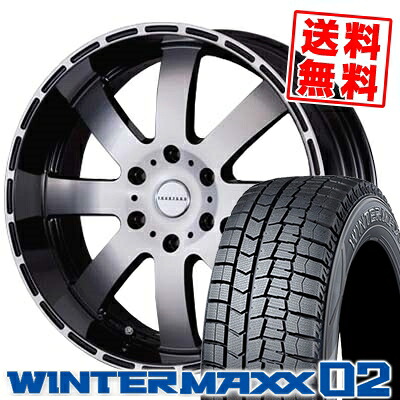 215/60R17 96Q ダンロップ WINTER MAXX 02 WM02 Reverson DR8 スタッドレスタイヤホイール4本セット for 200系ハイエース【取付対象】|タイヤプライス館