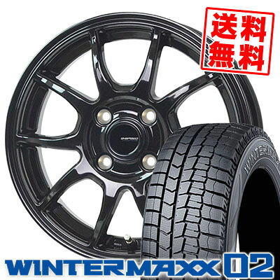 165/65R15 81Q DUNLOP ダンロップ WINTER MAXX 02 WM02 ウインターマックス 02 G-SPEED G-06 Gスピード G-06 スタッドレスタイヤホイール4本セット 44,400円