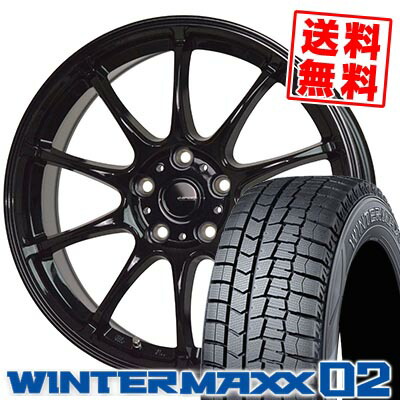 185/65R15 92Q XL ダンロップ WINTER MAXX 02 WM02 G-SPEED G-07 スタッドレスタイヤホイール4本セット 【取付対象】 51,420円