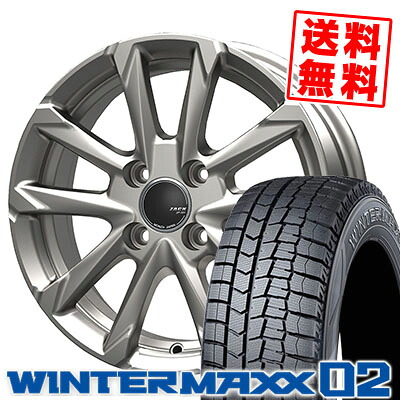 165/55R15 75Q DUNLOP ダンロップ WINTER MAXX 02 WM02 ウインターマックス 02 ZACK JP-325 ザック ジェイピー325 スタッドレスタイヤホイール4本セット|タイヤプライス館
