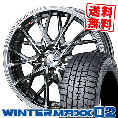 175/60R16 82Q ダンロップ WINTER MAXX 02 WM02 LEONIS MV スタッドレスタイヤホイール4本セット 【取付対象】｜タイヤプライス館