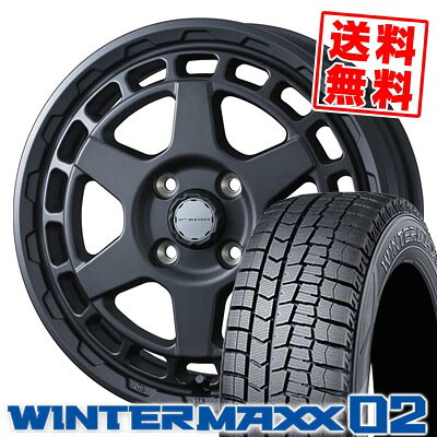 165/55R15 75Q ダンロップ WINTER MAXX 02 WM02 MUDVANCE X Type S スタッドレスタイヤホイール4本セット 【取付対象】｜タイヤプライス館
