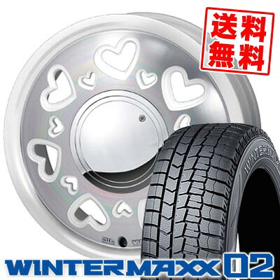 165/55R15 75Q ダンロップ WINTER MAXX 02 WM02 K-Quty スタッドレスタイヤホイール4本セット 【取付対象】｜タイヤプライス館