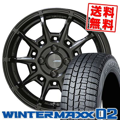 165/55R15 75Q ダンロップ WINTER MAXX 02 WM02 GALERNA REFINO スタッドレスタイヤホイール4本セット 【取付対象】｜タイヤプライス館 74,250円