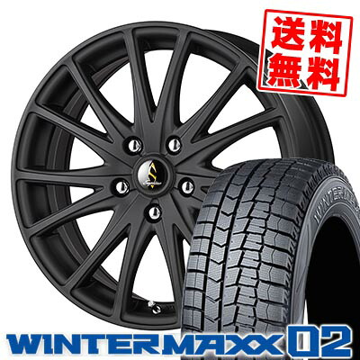 225/50R17 94Q ダンロップ WINTER MAXX 02 WM02 Septimo G03 スタッドレスタイヤホイール4本セット 【取付対象】|タイヤプライス館