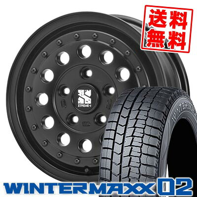 215/60R16 95Q ダンロップ WINTER MAXX 02 WM02 XTREME‐J RUGGED スタッドレスタイヤホイール4本セット 【取付対象】｜タイヤプライス館