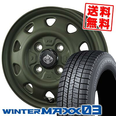 155/65R14 75Q ダンロップ WINTER MAXX 03 WM03 LANDFOOT SWZ スタッドレスタイヤホイール4本セット 【取付対象】|タイヤプライス館