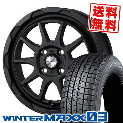165/60R15 77Q ダンロップ WINTER MAXX 03 WM03 WEDS MUD VANCE06 スタッドレスタイヤホイール4本セット 【取付対象】|タイヤプライス館