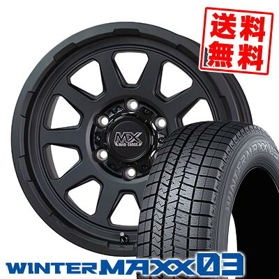 215/70R15 98Q ダンロップ WINTER MAXX 03 WM03 MAD CROSS RANGER スタッドレスタイヤホイール4本セット 【取付対象】|タイヤプライス館