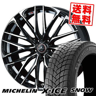 245/45R19 102H XL MICHELIN ミシュラン X-ICE SNOW エックスアイス スノー WEDS LEONIS SK ウェッズ レオニス SK スタッドレスタイヤホイール4本セット｜タイヤプライス館
