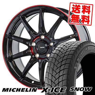 245/50R18 104H XL MICHELIN ミシュラン X-ICE SNOW エックスアイス スノー G SPEED P-05R Gスピード P-05R スタッドレスタイヤホイール4本セット｜タイヤプライス館