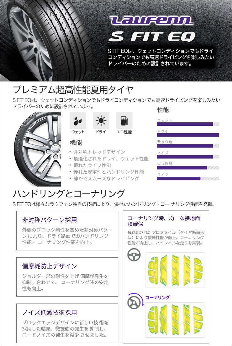 225 45r17 Hankook S Fit ハンコック Eq Hankook 94y ラウフェン Eq Lk01 ダンロップ Xl ハンコック Laufenn Sフィット Lk01 Tead Snap テッド スナップ サマータイヤホイール4本セット タイヤプライス館17インチ Hankook ハンコック Laufenn S Fit Eq Lk01 ラウフェン S