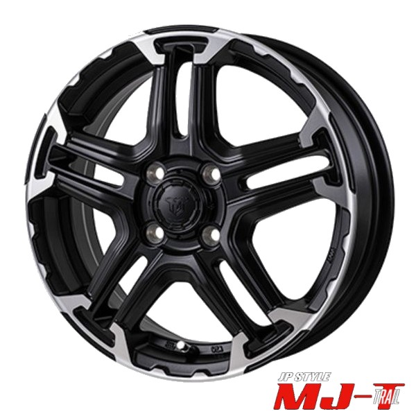 軽自動車【アルミ単品4本価格】JP-STYLE MJ-T/ジェイピースタイル エムジェイ トレイル 14X4.5J　4穴 PCD：100｜タイヤマート２４！　店
