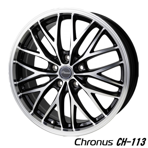 CX-3.【アルミ単品4本価格】Chronus CH-113 /クロノス CH-113 16X6.0J　5穴 PCD：114.3｜タイヤマート２４！　店