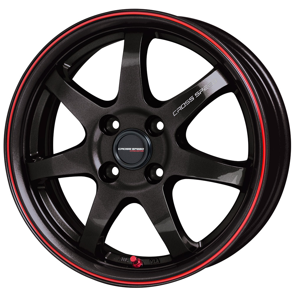 【アルミホイール単品4本価格】【15インチ】【HOT STUFF】【CROSS SPEED HYPER Edition CR7【15X4.5J 4穴 PCD:100】【N-BOX、ワゴンR、アルトワークス、ミライース】表示は4本価格です|タイヤマート24! 店