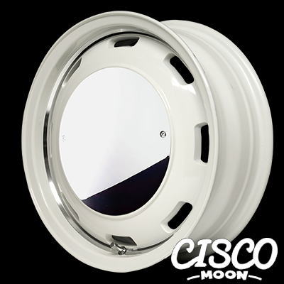 【アルミホイール単品4本セット】【15インチ】【GARCIA CISCO MOON】【ガルシア シスコムーン】【15X4.5 4穴 PCD:100】【ホワイト】【 軽自動車用】表示は4本価格です|タイヤマート24! 店