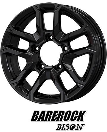 【ジムニー用】ベアロック バイソン ブラック16X5.5J 5穴/PCD:139.7(+22)アルミホイール単品4本価格|タイヤマート24! 店