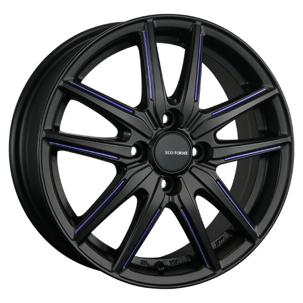 ■ 4本 BS　エコフォルム　軽量　SE-15 15X6 +53　BOXY ECO FORME エコフォルム SE-10 中古ホイール 4本 4J/4.5J 13/14